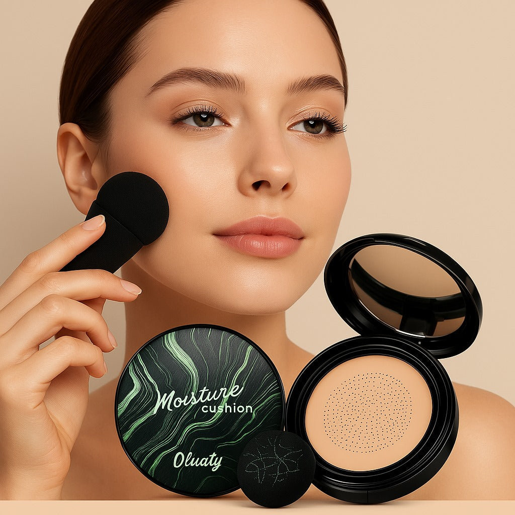 Base Moisture Cushion + Regalo gratis: 👄💄¡El 1x Gloss Labial hidratante Mágico Flor! + ENVÍO EXPRESS GRATUITO